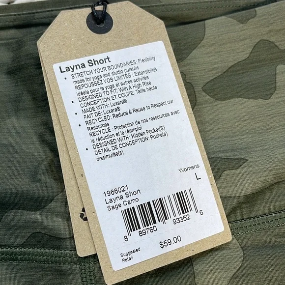 Prana Layna Shorts NWT - Picture 2 of 5